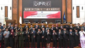 Kapolres Bangka Barat Hadiri Rapat Paripurna Perdana Bupati Markus, Pastikan Keamanan Terkendali