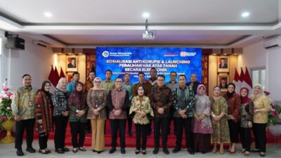 Kantah Prabumulih Hadiri Sosialisasi Anti Korupsi dan Launching Peralihan Hak Atas Tanah Elektronik