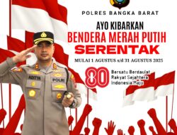 Ajak Warga Kibarkan Bendera Merah Putih Jelang HUT RI ke-80