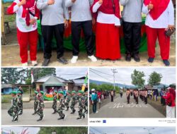 Gerak Jalan Semarakkan HUT RI Ke -80 Di Kecamatan Wasile