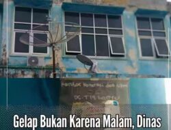 Kantor Dinas Koperasi & UMKM Empat Lawang Gelap Gulita, Listrik Diputus PLN Akibat Tunggakan 3 Bulan