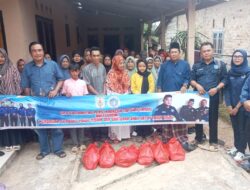 Bakti Sosial Solidaritas Pers Indonesia Bagikan Bantuan Sembako ke Lansia dan Anak Yatim