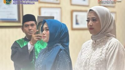 Pelantikan PPAT di Prabumulih, Dorong Layanan Pertanahan Profesional