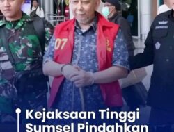 Mantan Dirjen Perkeretapian Dipindahkan ke Rutan Klas I Palembang