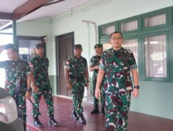 Kodim 1204/Sanggau Sambut Kunjungan Kerja Pangdam XII/Tanjungpura