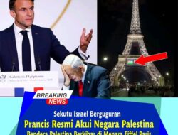 Netanyahu Pusing! Macron Resmi Akui Palestina, Gelombang Dukungan Barat Muncul