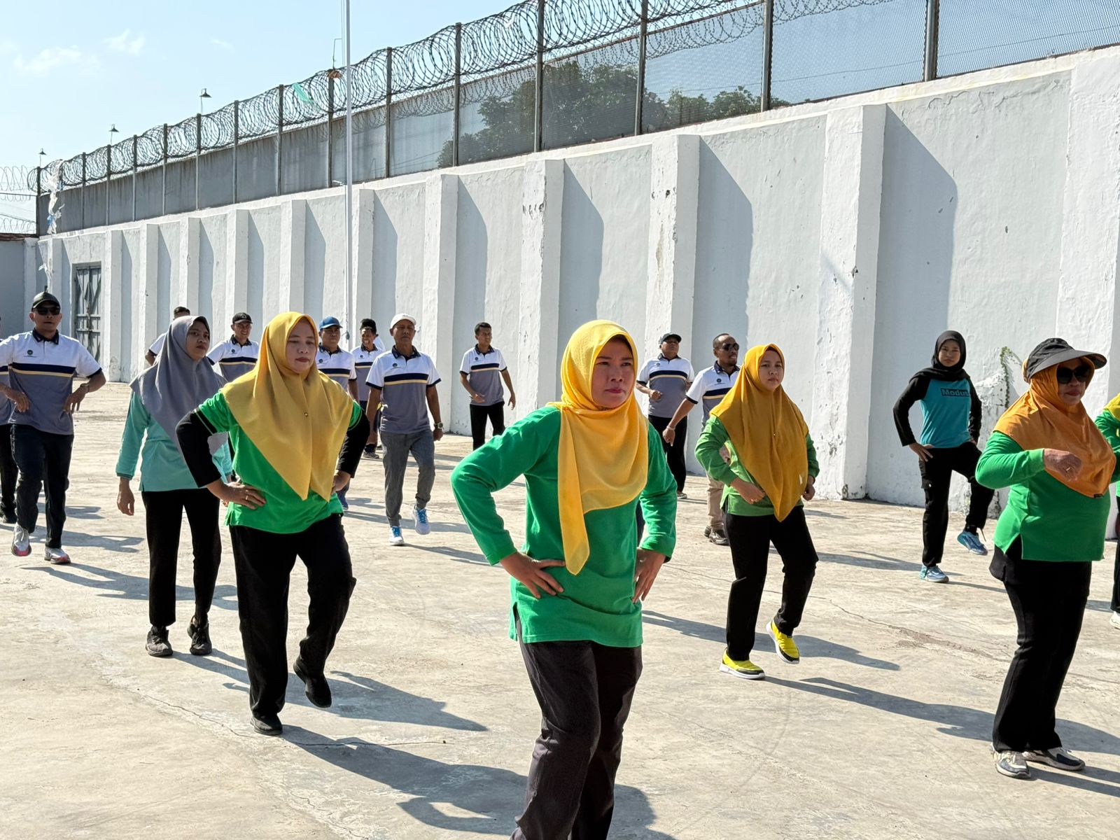 Senam Bugar, Lapas Pamekasan Bersama PIPAS Kolaborasi