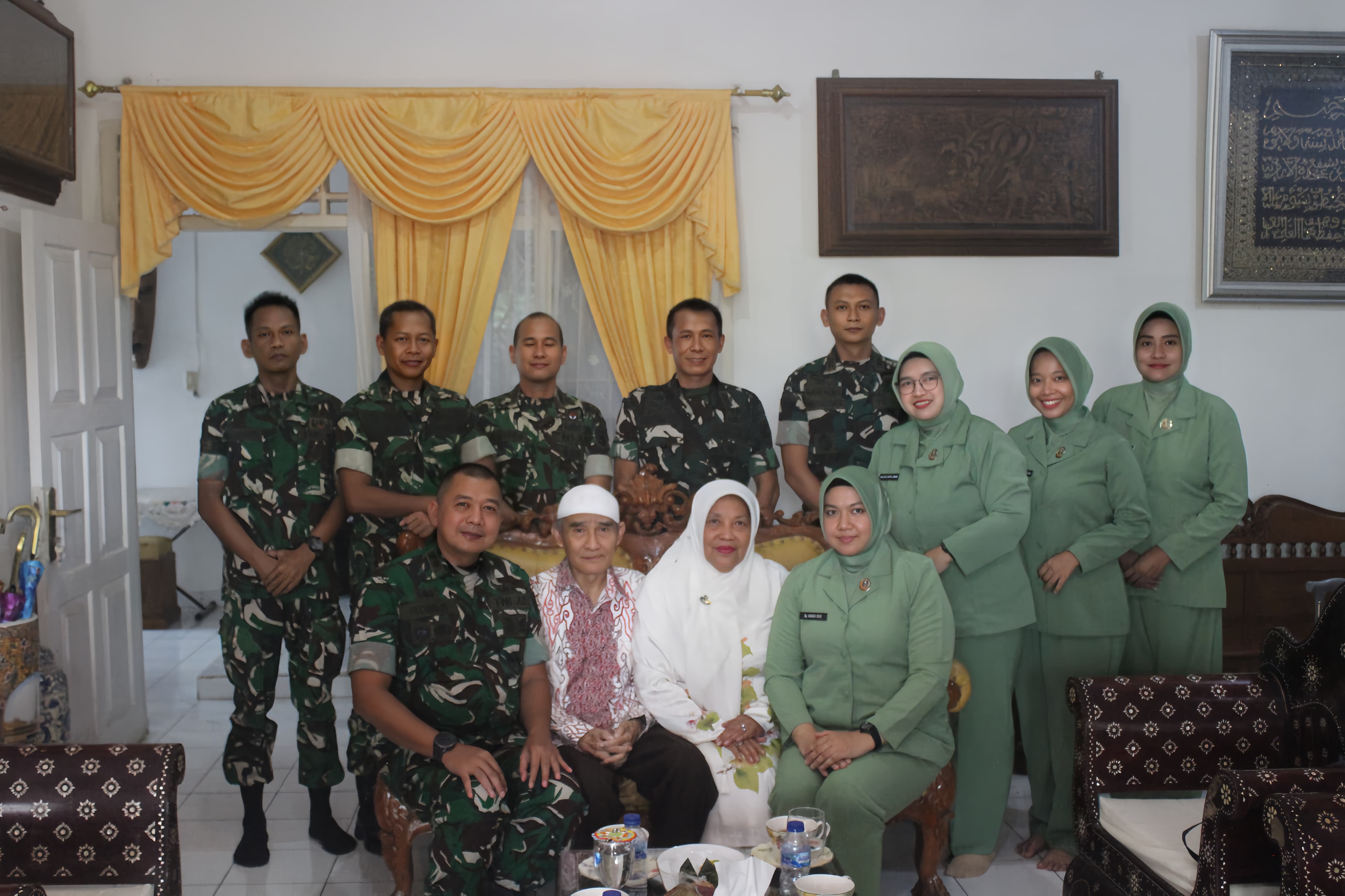 Anjangsana ke Sesepuh Zeni Brigjen TNI (Purn) Didik Prijanto dalam Rangka HUT Zeni TNI AD ke-80 Tahun 2025.