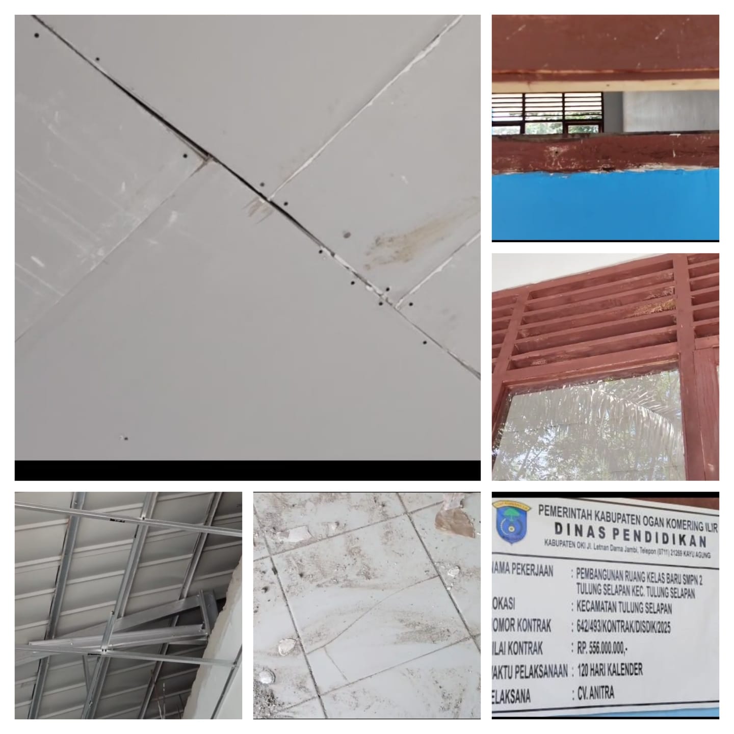 Kualitas Pembangunan SMPN 2 Tulung Selapan Dipertanyakan, LSM PERMAK Minta Audit