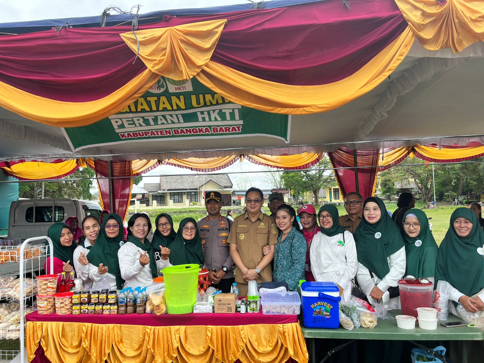 Kapolres Bangka Barat Ajak Masyarakat Manfaatkan Gerakan Pangan Murah untuk Jaga Stabilitas Harga Pangan