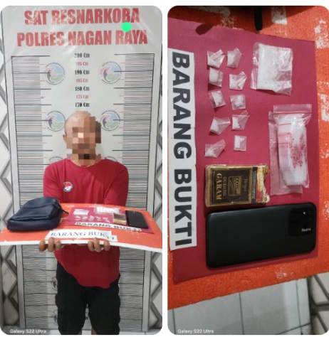 Satresnarkoba Polres Nagan Raya Bekuk Pengedar Sabu di Alue Bilie, Amankan 11 Paket Narkotika