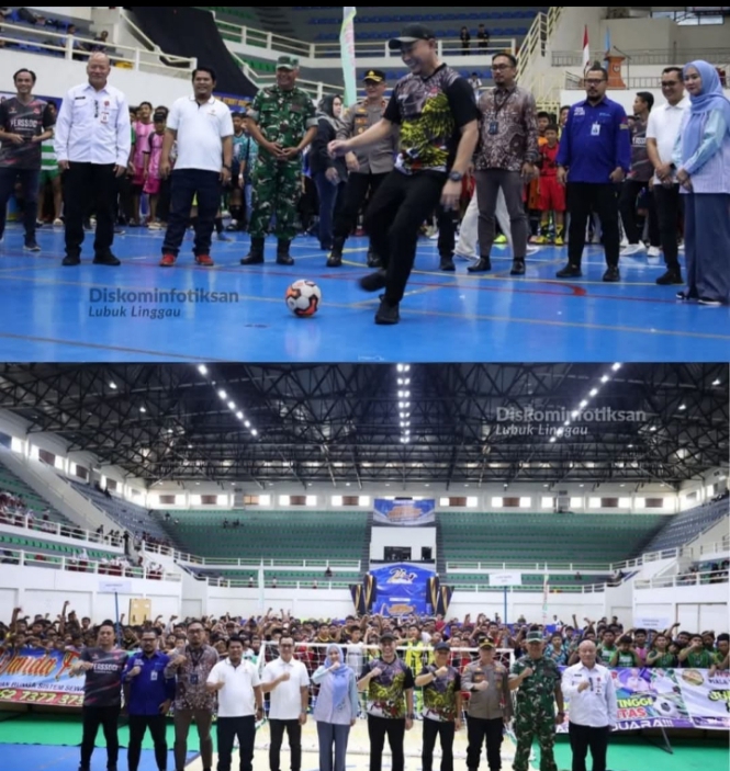 Wali Kota Lubuk Linggau Buka Festival Street Soccer Piala Wali Kota 2025