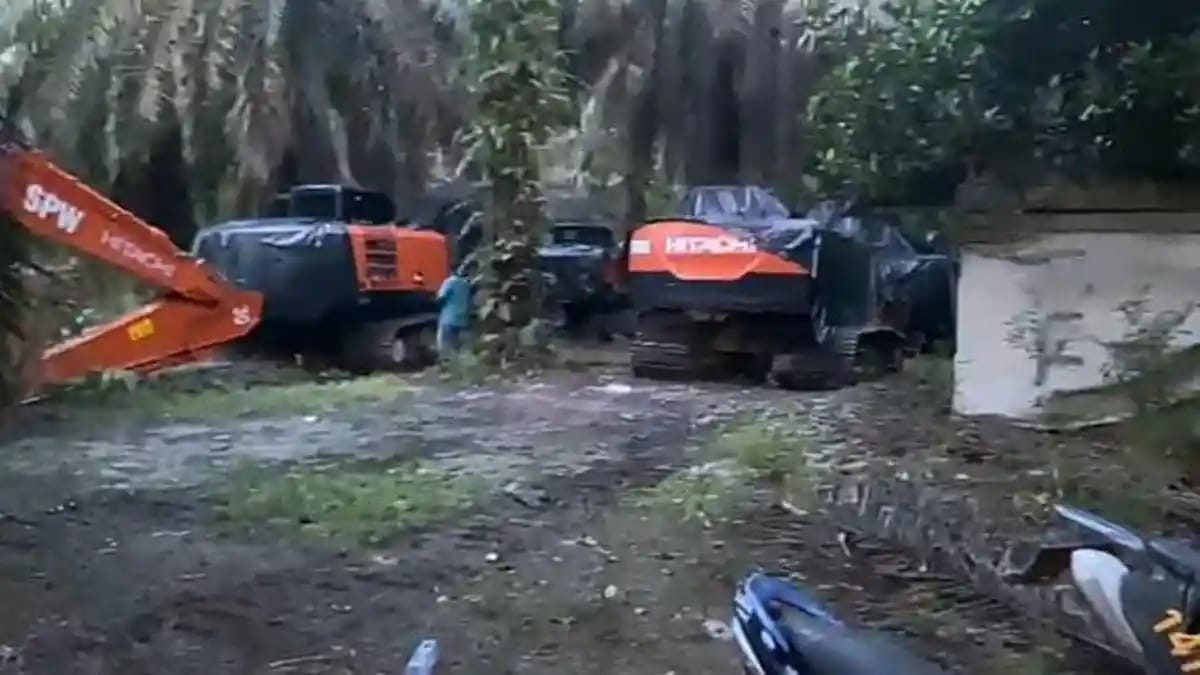 Modus Ekstrem Tambang Ilegal di Bangka: Ekskavator Disembunyikan di Kebun hingga Dikubur