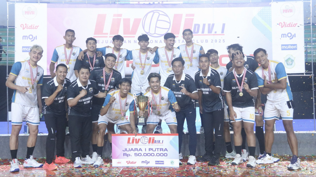 Bukit Asam Harus Puas di Posisi Runner Up, Pelatih Akui Anak Asuhnya Kalah Mental