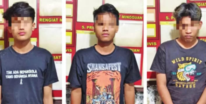 Anak di Bawah Umur Jadi Korban Pengeroyokan, 3 Pelaku Dijebloskan ke Sel Tahanan Polsek Purwosari Pasuruan