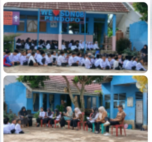 SD Negeri 08 Kecamatan Pendopo Laksanakan Rutinitas Setiap Minggu