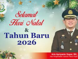 Ario Apriyanto Gopar SH MH, Selamat Natal 2025 dan Tahun Baru 2026