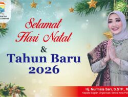Hj Nurmala Sari SSTP MSi, Selamat Natal 2025 dan Tahun Baru 2026