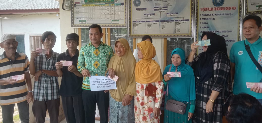 Pemkam Banjar agung realisasikan BLT DD triwulan keempat
