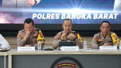 Kapolres Bangka Barat Imbau Masyarakat Jaga Kamtibmas Jelang Tahun Baru 2026