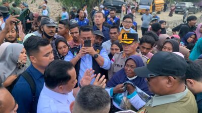 Polres Aceh Utara Dukung Kelancaran Penyerahan Bantuan Mendagri kepada Korban Banjir