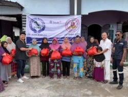 Sinergi CV Bumi Bangka, CV Trisula Tin, dan PT Timah Tbk Berbagi Sembako di Bangka Tengah
