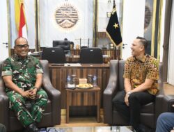 Danrem 044/Gapo Terima Kunjungan Silaturahmi Wakil Kepala Wilayah Bank Mandiri Sumsel