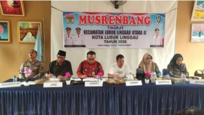 Musrenbang Tingkat Kecamatan Lubuklinggau Utara II, Wujudkan Pembangunan Bersama Menuju Kota Juara Tahun 2026.