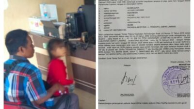 PHMI dan Keluarga Korban Kekerasan  Resmi Melapor kan Oknum Guru  HN Atas Dugaan  Tindak Kekerasan Terhadap Siswi kelas 1 SDN 2 Pendopo