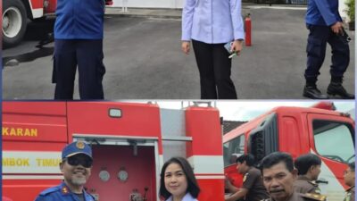 Simulasi Kebakaran Digelar di Lombok Timur, Pegawai Kejaksaan Dilatih Tanggap Darurat