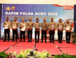 Polres Nagan Raya Raih Dua Penghargaan di Rapim Polda Aceh 2026