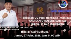 Diduga Halangi Kerja Pers, UNSIKA Disorot Aksi Nasional IWO Indonesia.