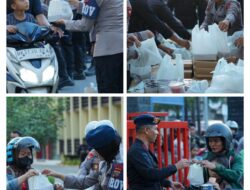 Indahnya Berbagi di Bulan Suci, Satuan Brimob Polda Sumut Bagikan 225 Paket Takjil Disambut Antusias dan Haru Masyarakat