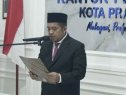 Kantor Pertanahan Prabumulih Ambil Sumpah Tim Ajudikasi PTSL 2026