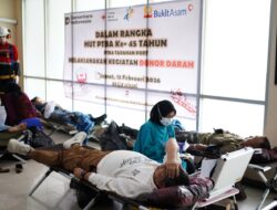 Energi Kebaikan 45 Tahun PTBA Sukseskan Aksi Donor Darah