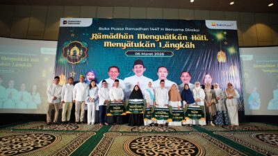 Momentum Ramadan, PT Bukit Asam Tbk Salurkan Ribuan Paket Sembako dan Santunan Anak Yatim