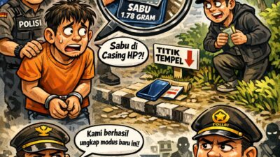 Polisi Bongkar Modus Casing HP Jadi Tempat Sabu di Prabumulih