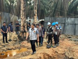 Operasi Gabungan Tertibkan Tambang Liar Di Musi Banyuasin, 31 Sumur Minyak Ilegal Ditutup