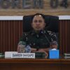 Danrem 044/Gapo Dorong Percepatan KDKMP Dan Jembatan Perintis Garuda, Tekankan Pengawasan Dan Kualitas