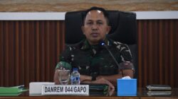 Danrem 044/Gapo Dorong Percepatan KDKMP Dan Jembatan Perintis Garuda, Tekankan Pengawasan Dan Kualitas