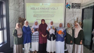 Dorong Kemandirian Ekonomi, PTBA Dan BKMT Muara Enim Gelar Kelas Kreasi Vol.7