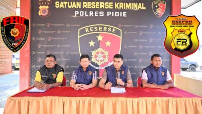 ‎Polres Pidie Ungkap Kasus Curanmor, Tiga Pelaku Ditangkap