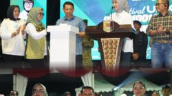 Danrem 043/Gatam Hadiri Closing Ceremony Festival UMKM Dan Pasar 1001 Malam HUT Ke-27 Lampung Timur