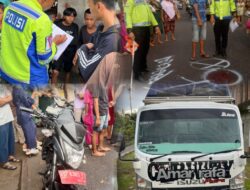 Pengendara Motor Tewas Terlindas Truk Di Kayuagung, Polisi Imbau Waspada Saat Cuaca Gerimis