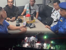 Respon Cepat Call Center 110: Personel Satpolairud Amankan TKP Tongkang Tabrak Pemukiman Di Gandus