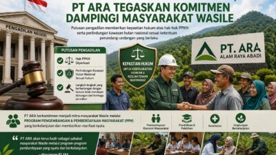 PT ARA Raih Kepastian Hukum, Program Pemberdayaan Masyarakat Wasile Terus Berjalan