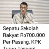 KPK Soroti Dugaan Markup Sepatu Sekolah Rakyat Rp27 Miliar, Harga Rp700 Ribu Per Pasang Dipertanyakan