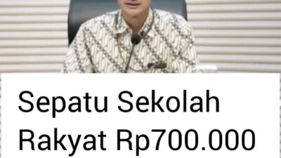 KPK Soroti Dugaan Markup Sepatu Sekolah Rakyat Rp27 Miliar, Harga Rp700 Ribu Per Pasang Dipertanyakan