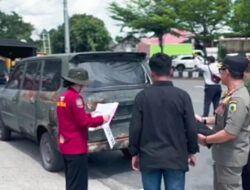 Tim Gabungan Pemko Sidak SPBU S. Parman, Temukan Dugaan Mobil Pelangsir Pakai Plat Palsu