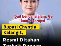 Dana Korban Erupsi Diduga Dikorupsi, Bupati Sitaro Ditahan Kejati Sulut